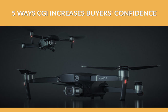 3D Product Visualization of a Camera Drone