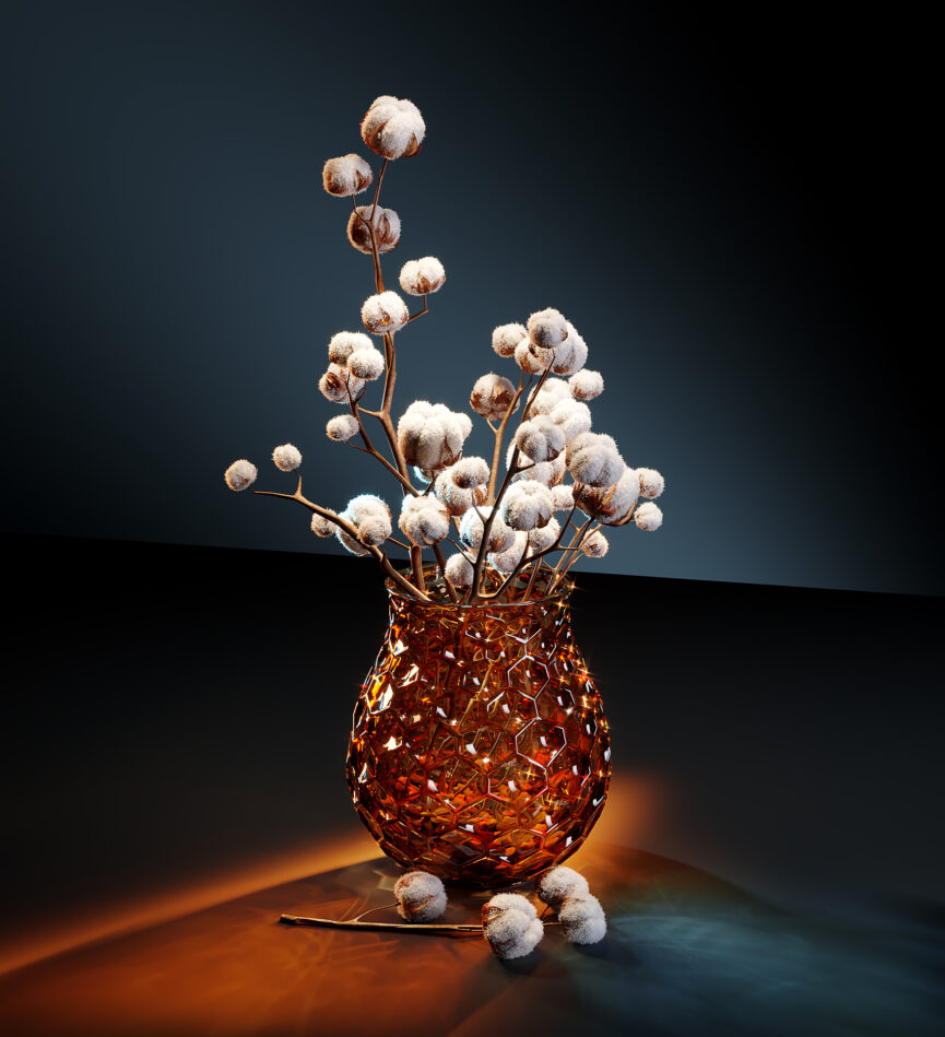 3D Model of a Decorative Vase