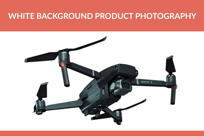 White Background Product Image of a Drone